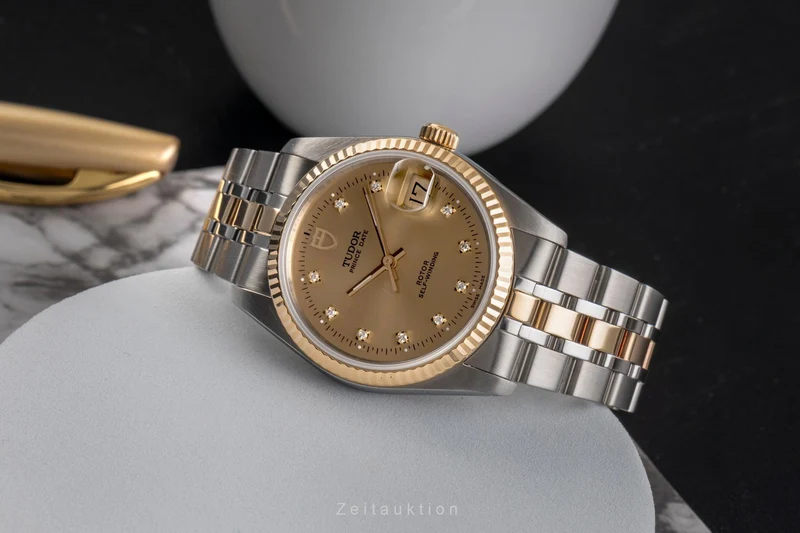 Tudor Prince Date steel / gold automatic men's watch 74033 [2503108]