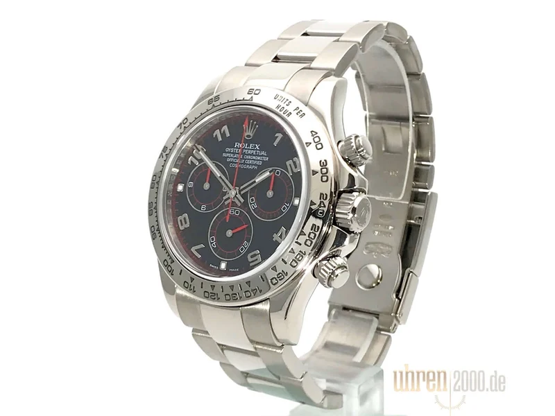 Rolex Cosmograph Daytona 116509 Weißgold Schwarz aus 2009
