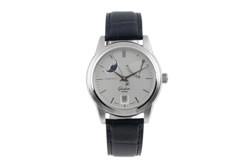 Glashütte Senator steel automatic men's watch 39-44-04-12-04 [2502801]