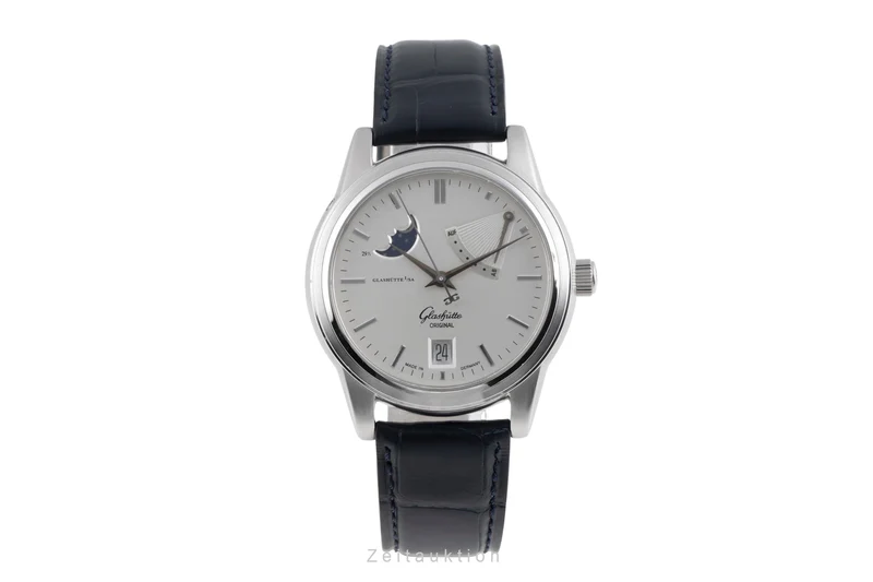 Glashütte Senator steel automatic men's watch 39-44-04-12-04 [2502801]
