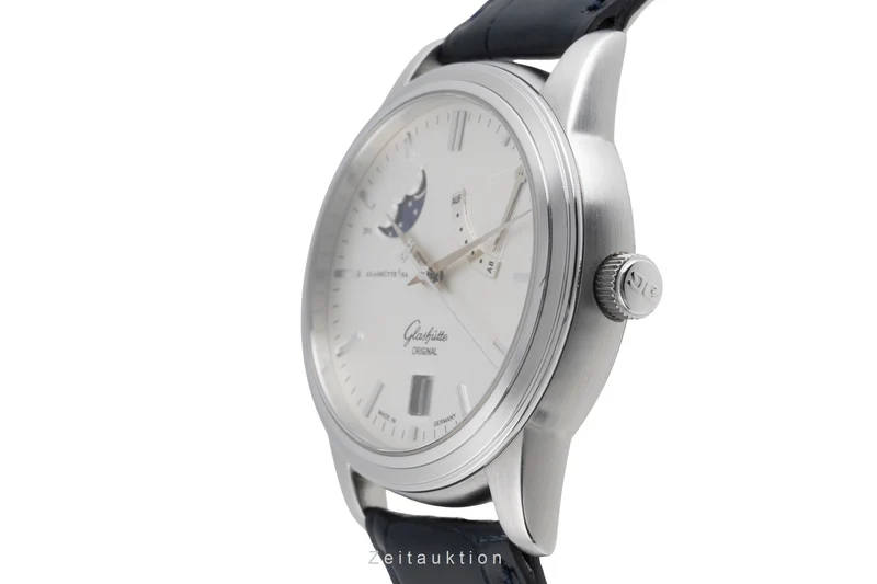 Glashütte Senator steel automatic men's watch 39-44-04-12-04 [2502801]