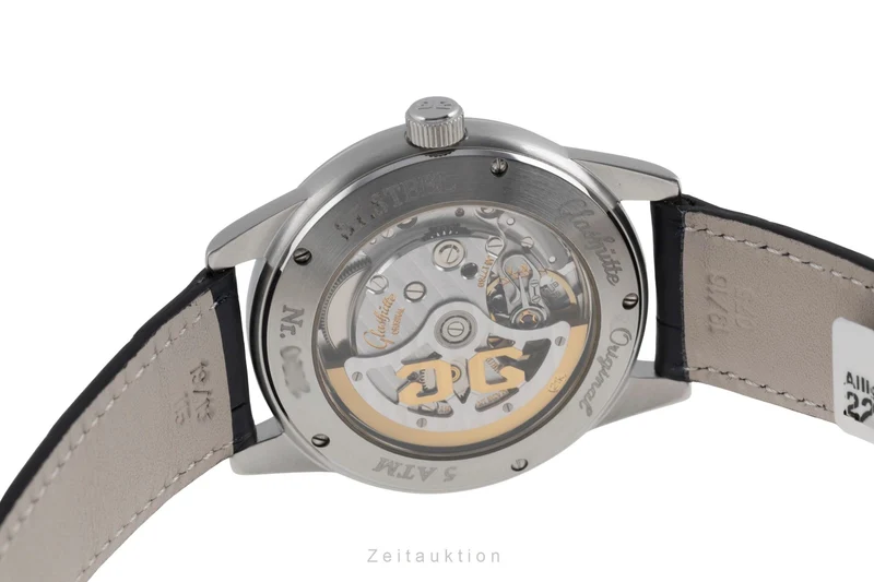 Glashütte Senator steel automatic men's watch 39-44-04-12-04 [2502801]