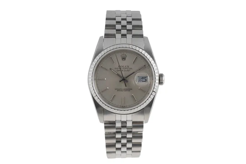 Rolex Datejust steel automatic men's watch 16220 [2503040]