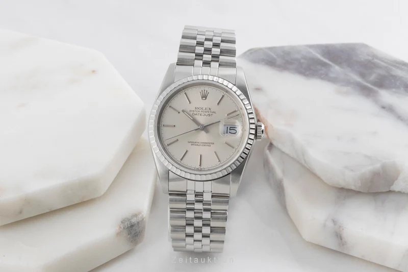 Rolex Datejust steel automatic men's watch 16220 [2503040]