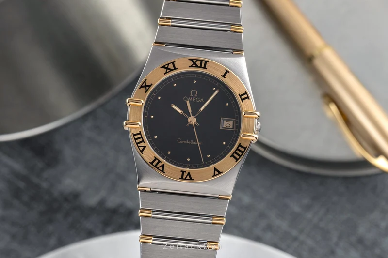 Omega Constellation steel / gold quartz men's watch 396.1070 [2502380]