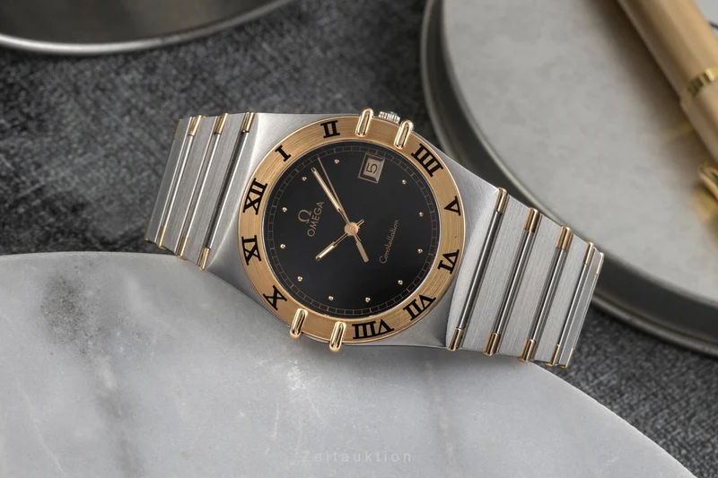 Omega Constellation steel / gold quartz men's watch 396.1070 [2502380]