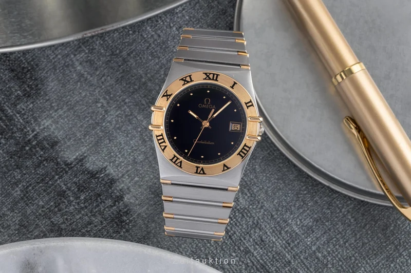 Omega Constellation steel / gold quartz men's watch 396.1070 [2502380]