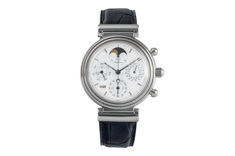 IWC Da Vinci chronograph 18 ct white gold automatic men's watch IW375007 [2502983]