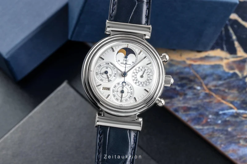 IWC Da Vinci chronograph 18 ct white gold automatic men's watch IW375007 [2502983]