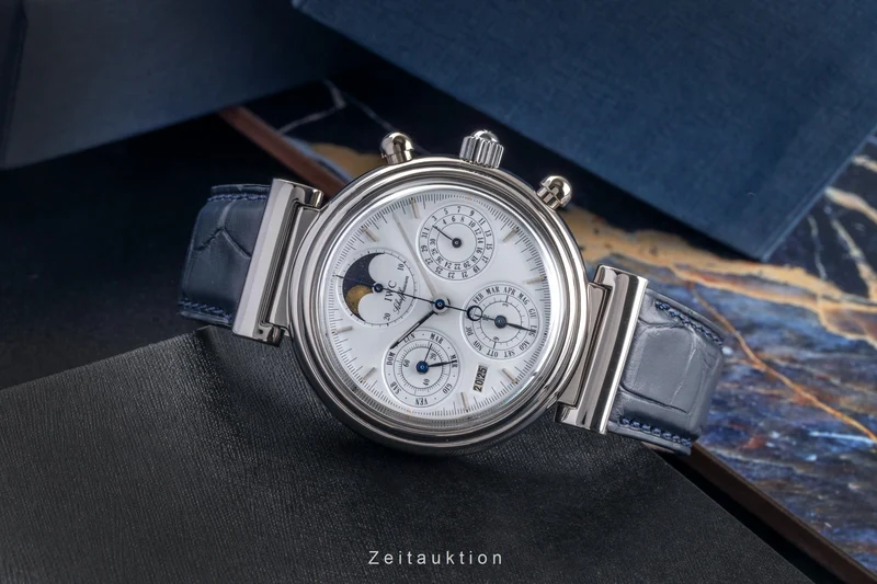 IWC Da Vinci chronograph 18 ct white gold automatic men's watch IW375007 [2502983]