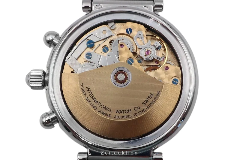 IWC Da Vinci chronograph 18 ct white gold automatic men's watch IW375007 [2502983]