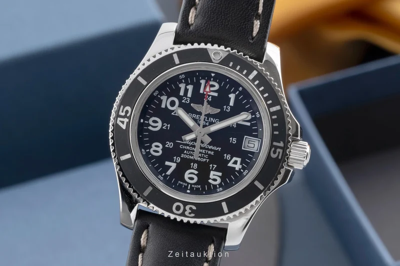Breitling Superocean steel automatic men's watch A17312 LP: 5250EUR [2503418]
