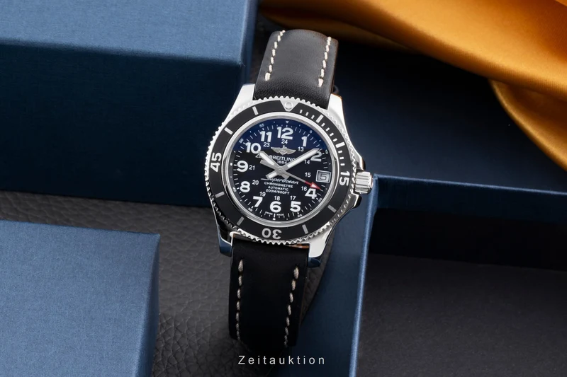 Breitling Superocean steel automatic men's watch A17312 LP: 5250EUR [2503418]