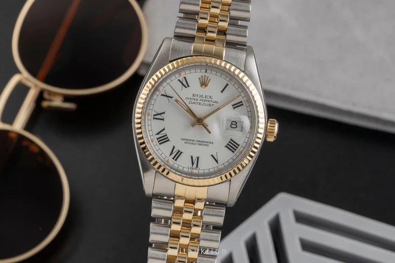 Rolex Datejust steel / gold automatic men's watch 16013 Vintage [2503278]