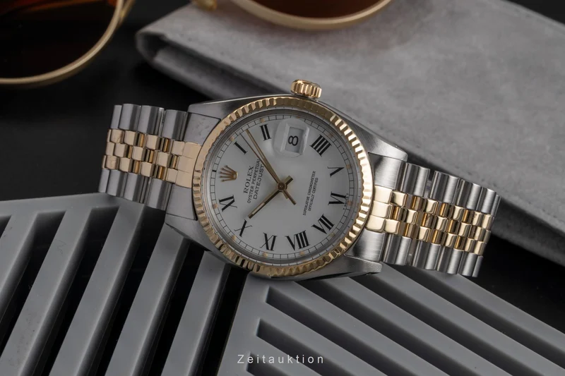 Rolex Datejust steel / gold automatic men's watch 16013 Vintage [2503278]
