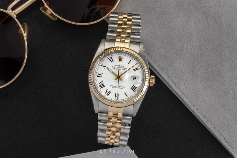 Rolex Datejust steel / gold automatic men's watch 16013 Vintage [2503278]