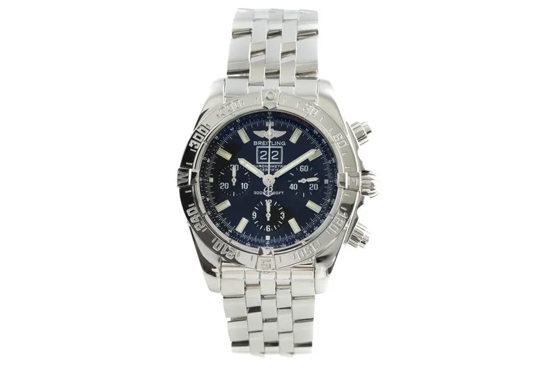 Breitling Blackbird chronograph steel automatic men's watch A44359 LP: 5550EUR [2110615]