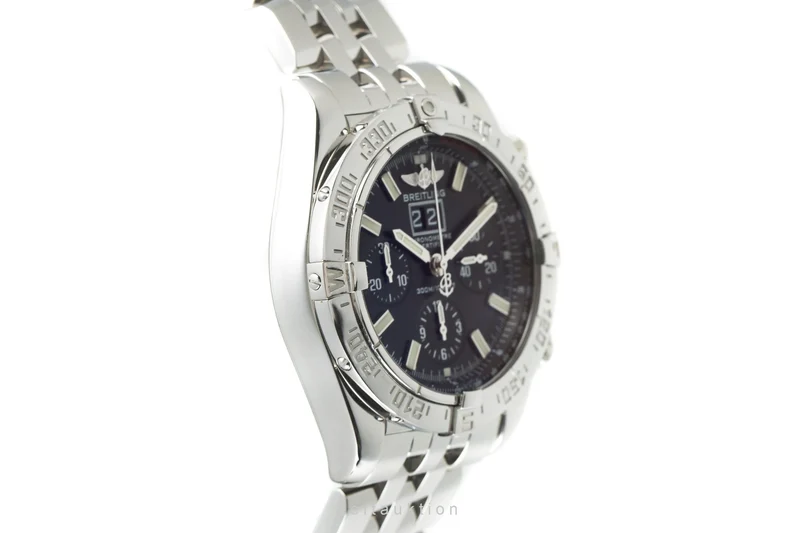 Breitling Blackbird chronograph steel automatic men's watch A44359 LP: 5550EUR [2110615]