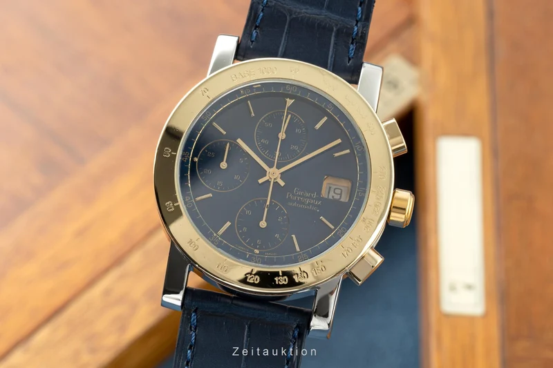 Girard Perregaux 7000 chronograph steel / gold automatic men's watch 7000GBM [2110605]