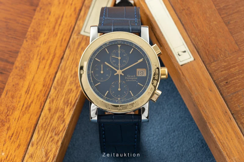 Girard Perregaux 7000 chronograph steel / gold automatic men's watch 7000GBM [2110605]