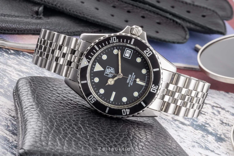 Tag Heuer 1000 steel quartz men's watch 980.013B [2404683]