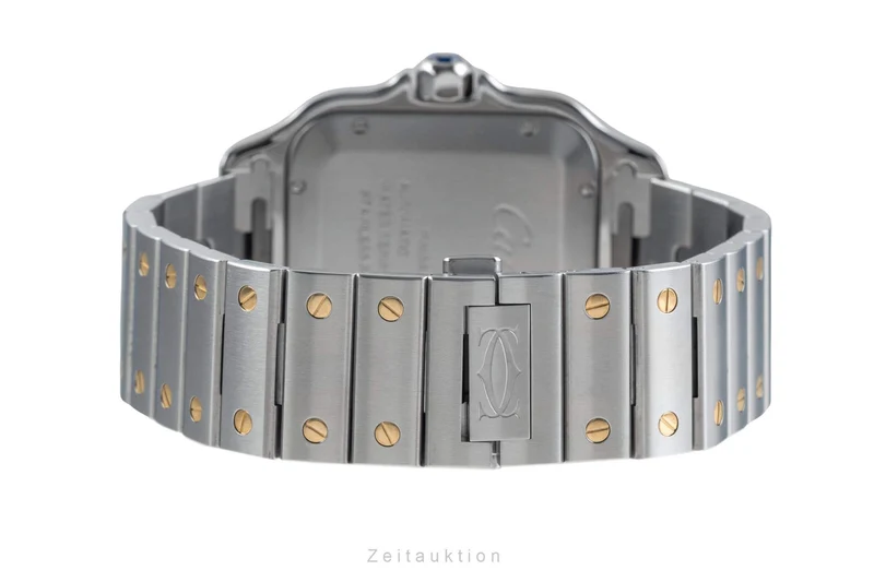 Cartier Santos steel / gold automatic men's watch W2SA0006 [2404535]