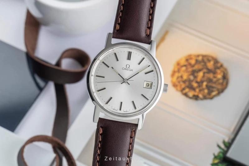 Omega Geneve steel manual winding men's watch 136.0104 Vintage [2404451]