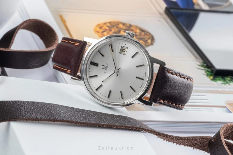 Omega Geneve steel manual winding men's watch 136.0104 Vintage [2404451]