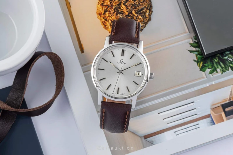 Omega Geneve steel manual winding men's watch 136.0104 Vintage [2404451]