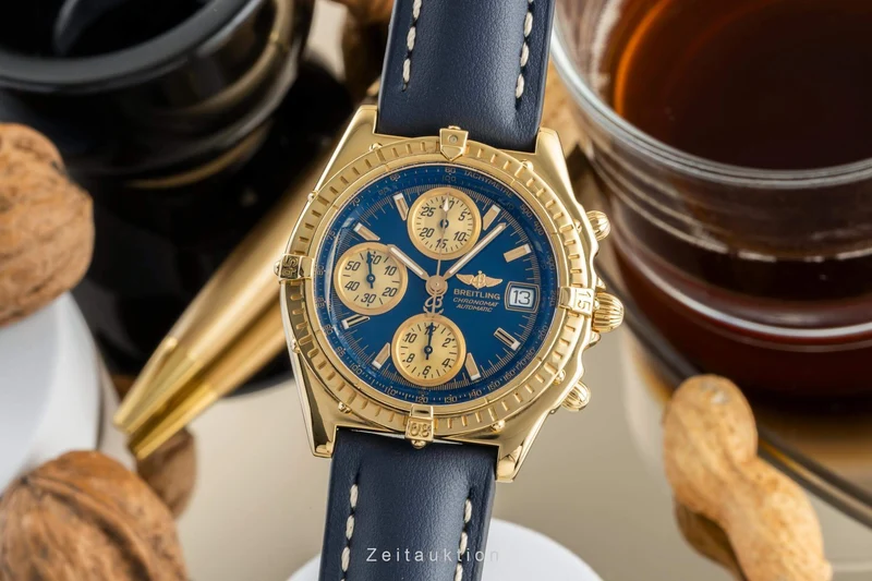 Breitling Chronomat chronograph 18 ct gold automatic men's watch K13050.1 [2402735]