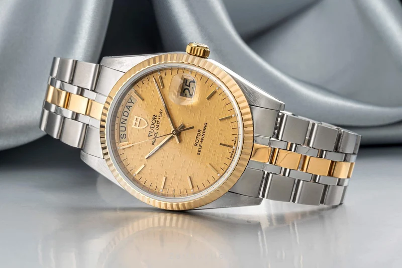 Tudor Prince Date steel / gold automatic men's watch 76213 LP: 3850EUR [2402664]