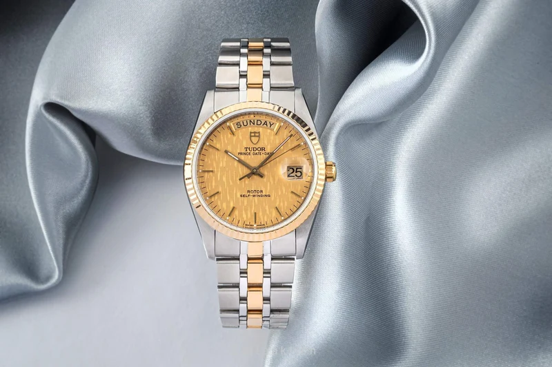 Tudor Prince Date steel / gold automatic men's watch 76213 LP: 3850EUR [2402664]