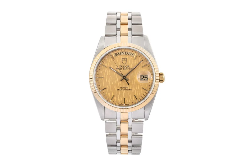 Tudor Prince Date steel / gold automatic men's watch 76213 LP: 3850EUR [2402664]