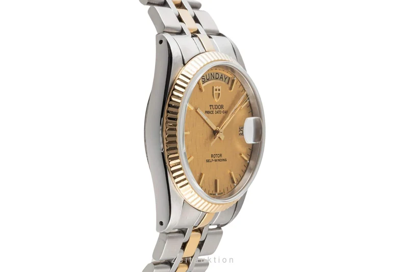 Tudor Prince Date steel / gold automatic men's watch 76213 LP: 3850EUR [2402664]