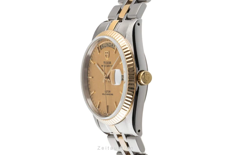 Tudor Prince Date steel / gold automatic men's watch 76213 LP: 3850EUR [2402664]