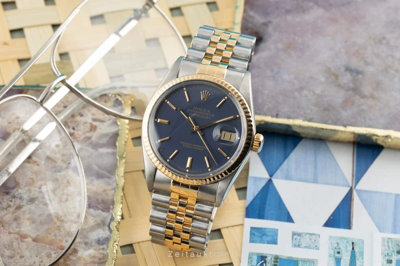 Rolex Datejust steel / gold automatic men's watch 16013 LP: 13550EUR [2402650]