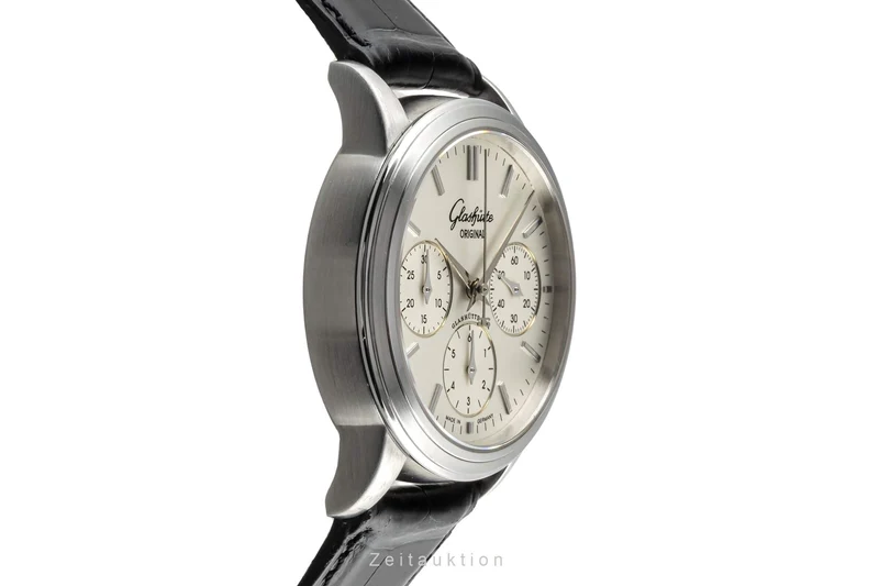 Glashütte Senator chronograph steel automatic men's watch 39-31-11-13-04 [2402557]