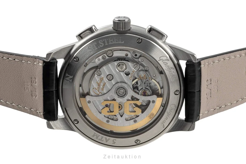 Glashütte Senator chronograph steel automatic men's watch 39-31-11-13-04 [2402557]