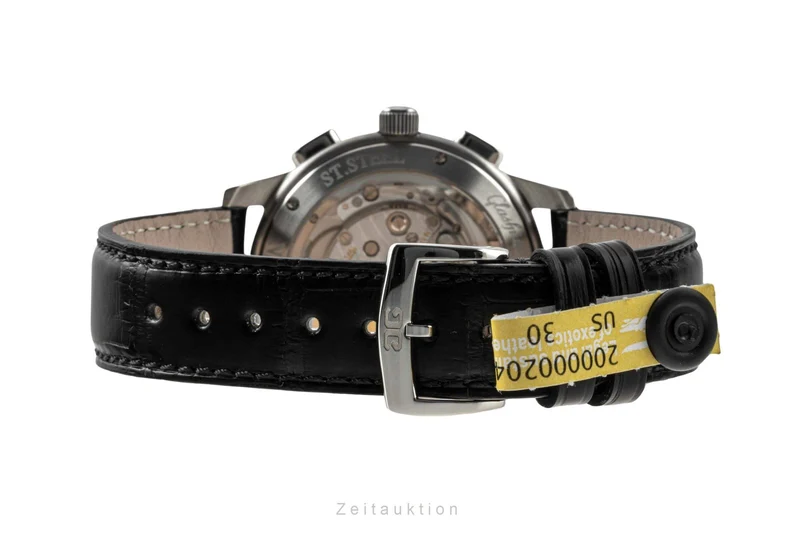 Glashütte Senator chronograph steel automatic men's watch 39-31-11-13-04 [2402557]