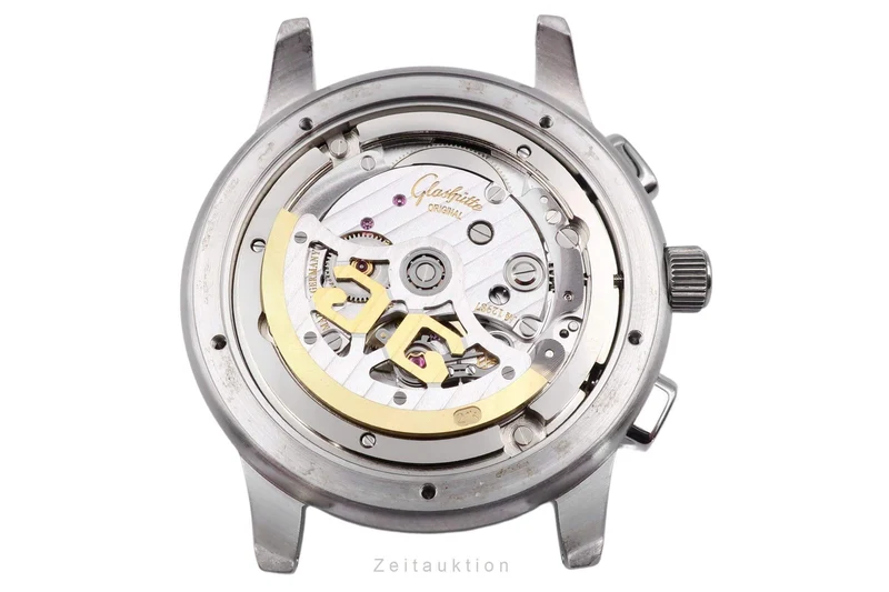 Glashütte Senator chronograph steel automatic men's watch 39-31-11-13-04 [2402557]
