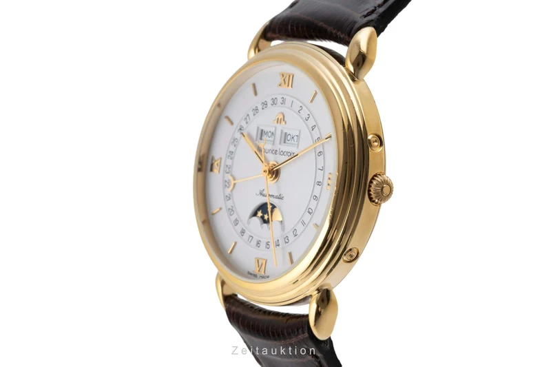 Maurice Lacroix Masterpiece gold-plated automatic men's watch 13111 [2402630]