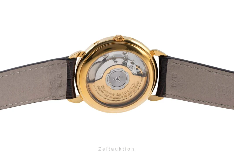 Maurice Lacroix Masterpiece gold-plated automatic men's watch 13111 [2402630]