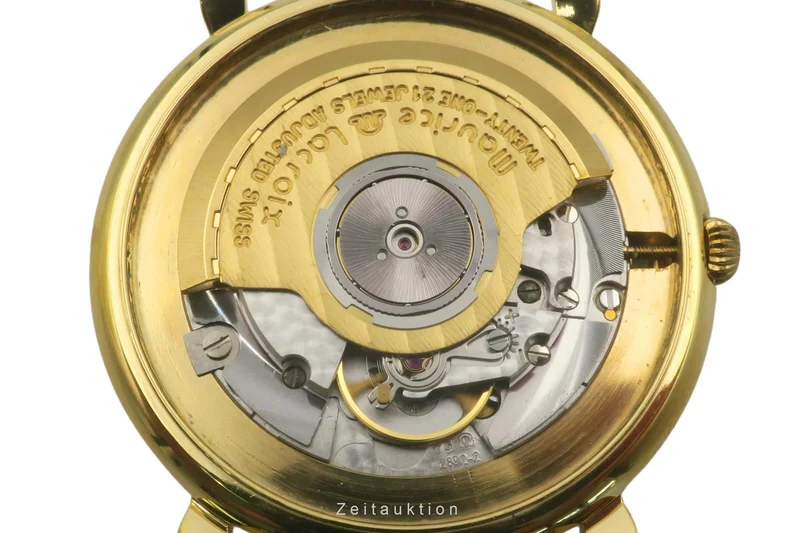Maurice Lacroix Masterpiece gold-plated automatic men's watch 13111 [2402630]