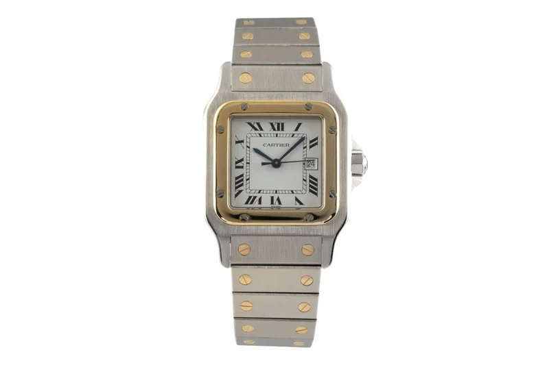 Cartier Santos steel / gold automatic unisex 2961 LP: 11400EUR [2402515]