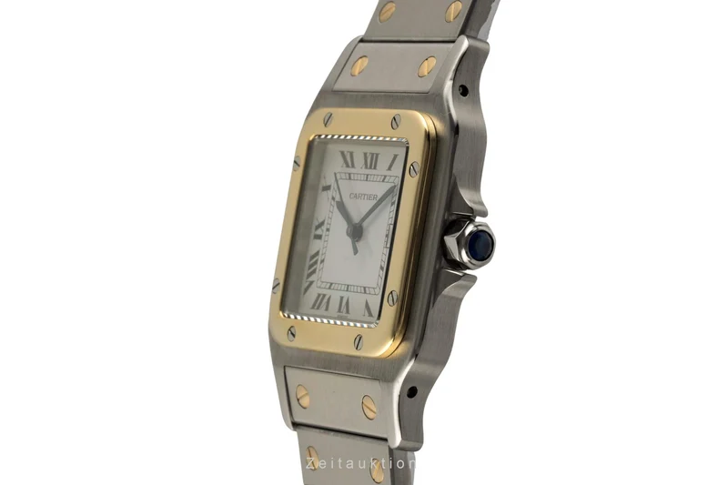 Cartier Santos steel / gold automatic unisex 2961 LP: 11400EUR [2402515]