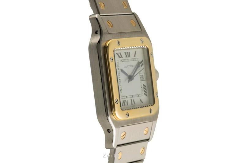 Cartier Santos steel / gold automatic unisex 2961 LP: 11400EUR [2402515]