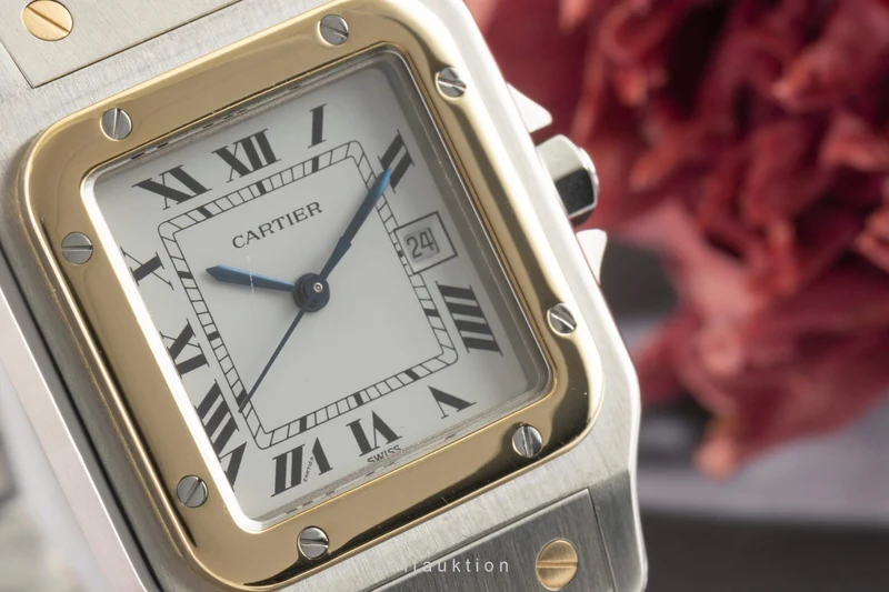 Cartier Santos steel / gold automatic unisex 2961 LP: 11400EUR [2402515]