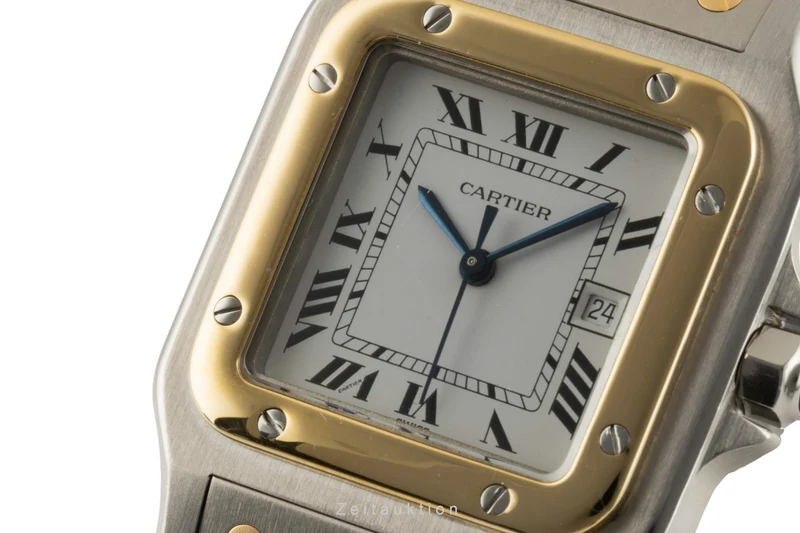 Cartier Santos steel / gold automatic unisex 2961 LP: 11400EUR [2402515]