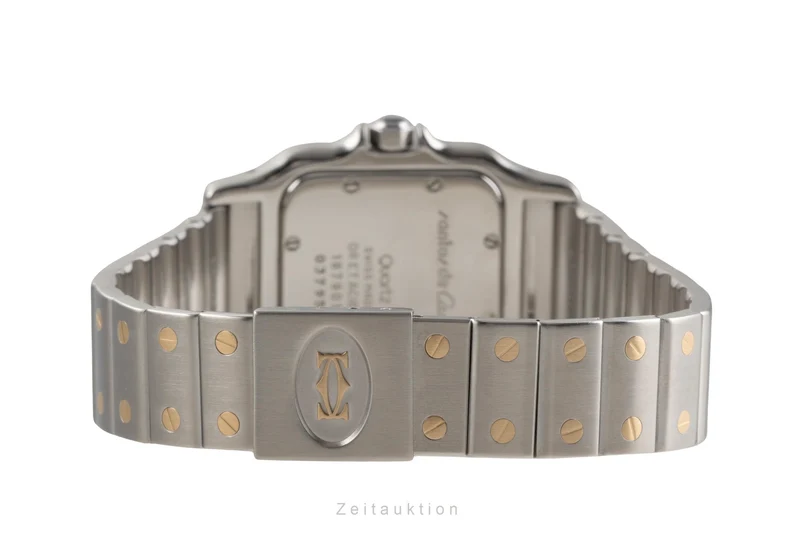 Cartier Santos steel / gold quartz men's watch W20011C4 [2502143]