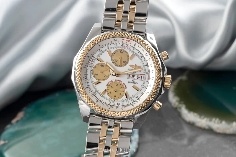 Breitling Bentley Motors chronograph steel / gold automatic men's watch D13362 [2503449]
